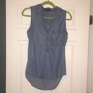 Denim Sleeveless Top